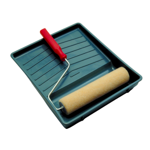 Rolo e bandeja de pintura